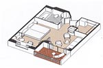 Croisiere Seven Seas Voyager Chambre Suite Penthouse