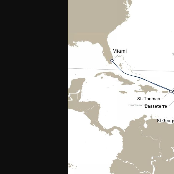 Carte de l’itinéraire Queen Elizabeth, Miami, FL, États-Unis → Miami, FL, États-Unis
