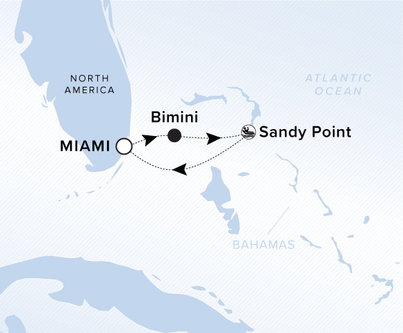 Carte de l’itinéraire Ilma, Aller-retour au départ de Miami, Florida