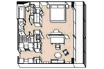 Croisieres de Luxe Regent Croisires Chambre Suite Armateur